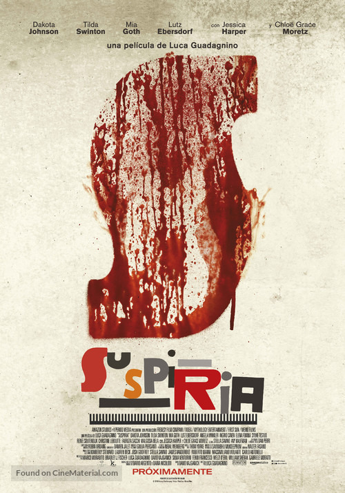 Suspiria - Spanish Theatrical movie poster