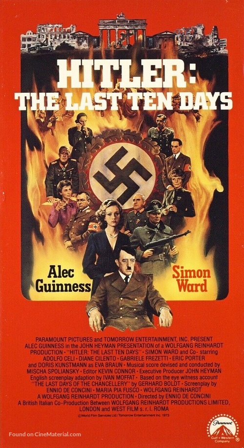 Hitler: The Last Ten Days - VHS movie cover