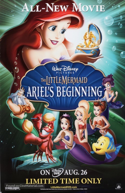 The Little Mermaid: Ariel&#039;s Beginning - Movie Poster