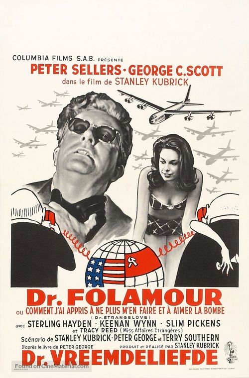 Dr. Strangelove - Belgian Movie Poster