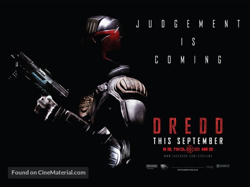Dredd - British Movie Poster