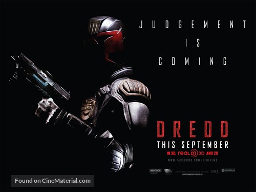 Dredd - British Movie Poster