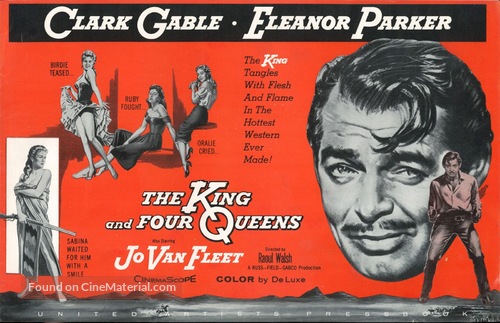 The King and Four Queens - Movie Poster