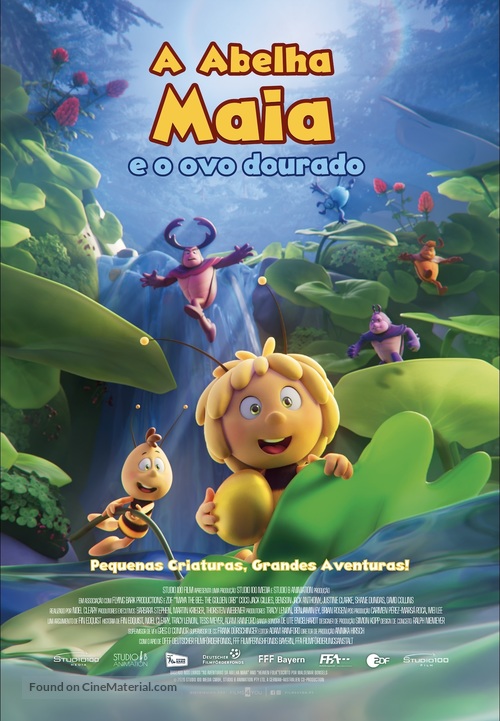 Maya the Bee 3: The Golden Orb - Portuguese Movie Poster