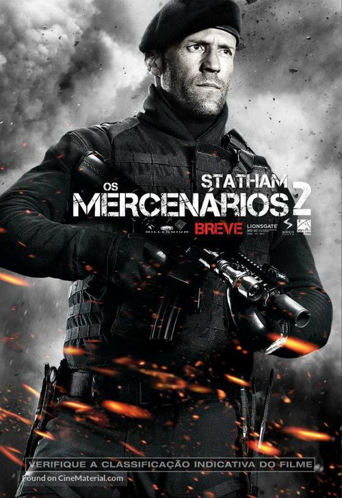 The Expendables 2 - Brazilian Movie Poster