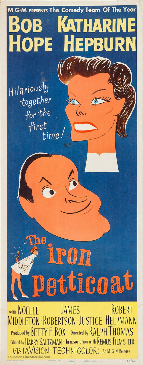 The Iron Petticoat - Movie Poster