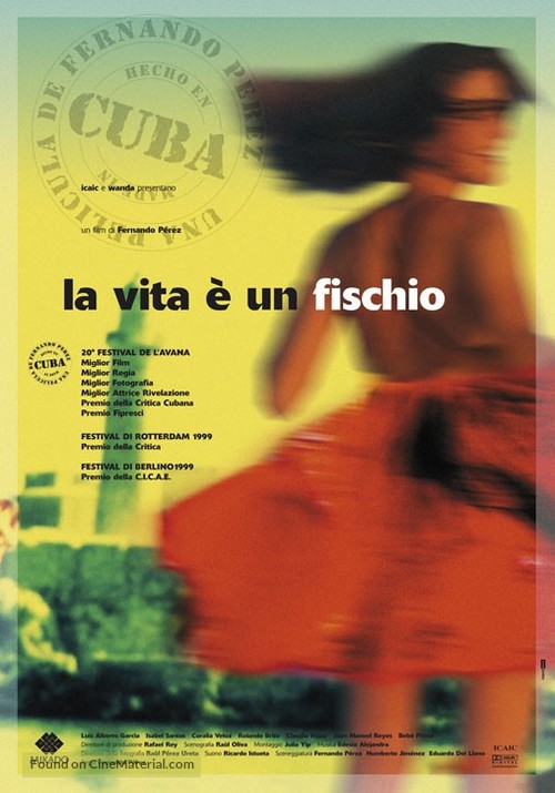 La vida es silbar - Italian Movie Poster
