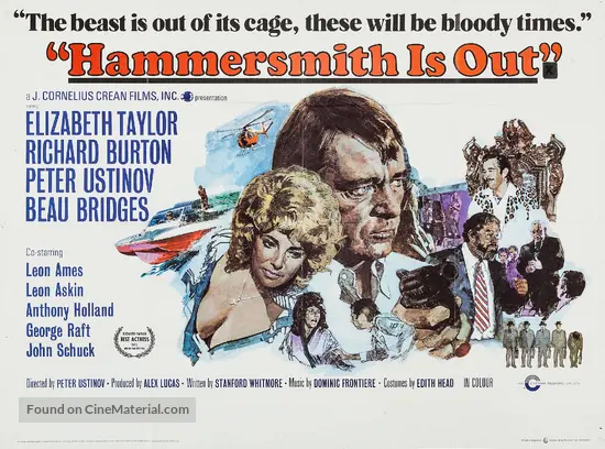 Hammersmith Is Out - British Movie Poster