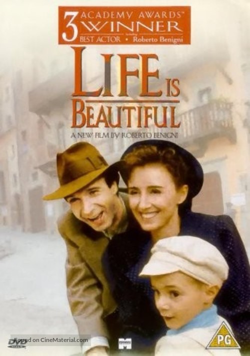 La vita &egrave; bella - British DVD movie cover