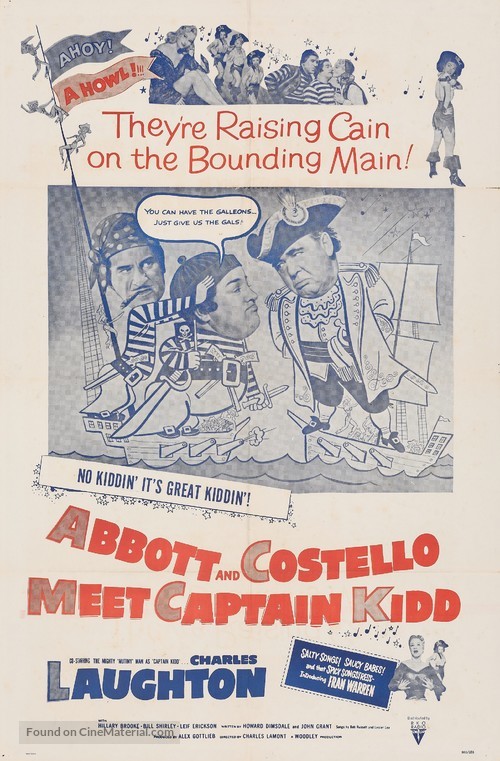 Abbott and Costello Meet Captain Kidd - Movie Poster