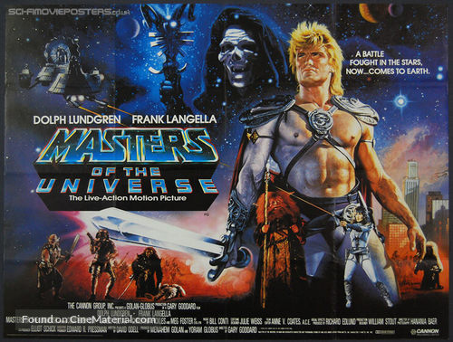 Masters Of The Universe - British Movie Poster