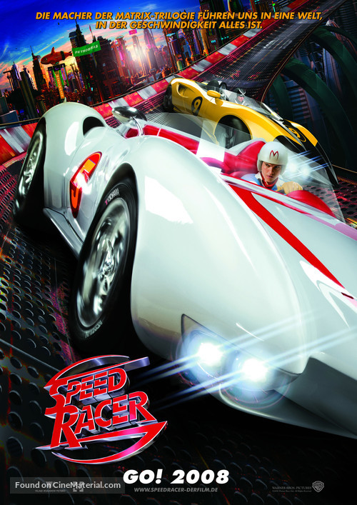 Speed Racer - German Movie Poster
