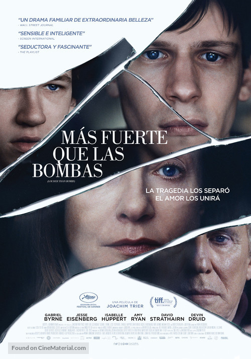 Louder Than Bombs - Mexican Movie Poster