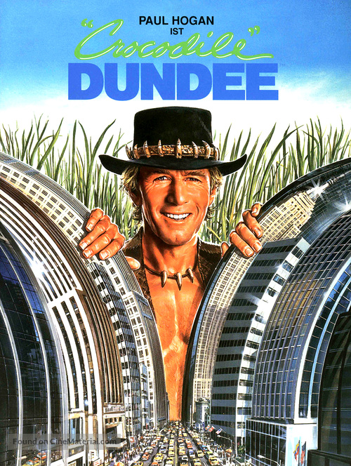 Crocodile Dundee - German Movie Cover