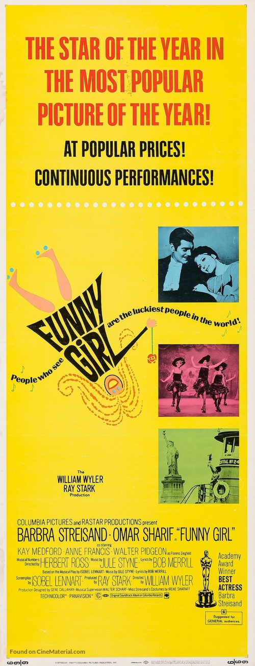 Funny Girl - Movie Poster