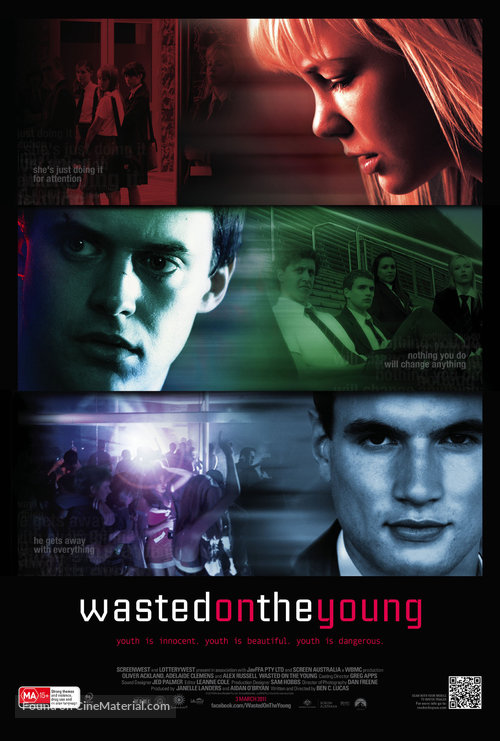 Wasted on the Young - Australian Movie Poster