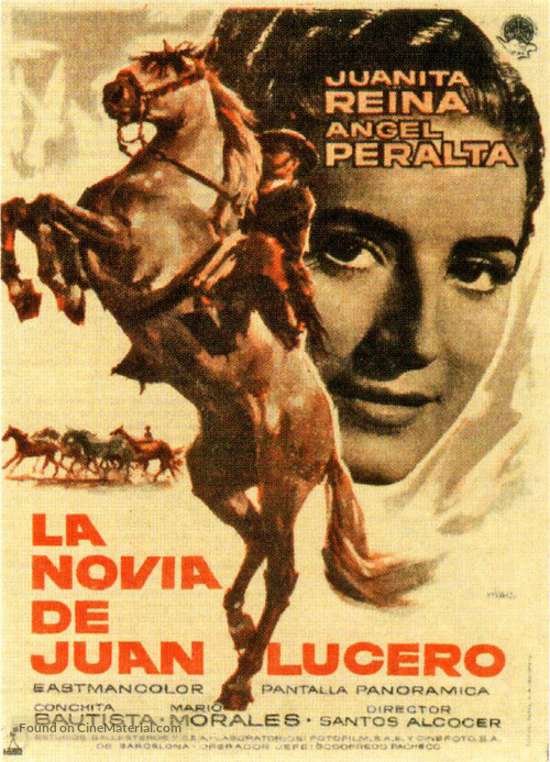 La novia de Juan Lucero - Spanish Movie Poster