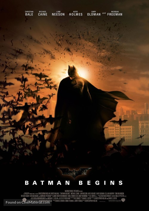 Batman Begins - Norwegian Movie Poster