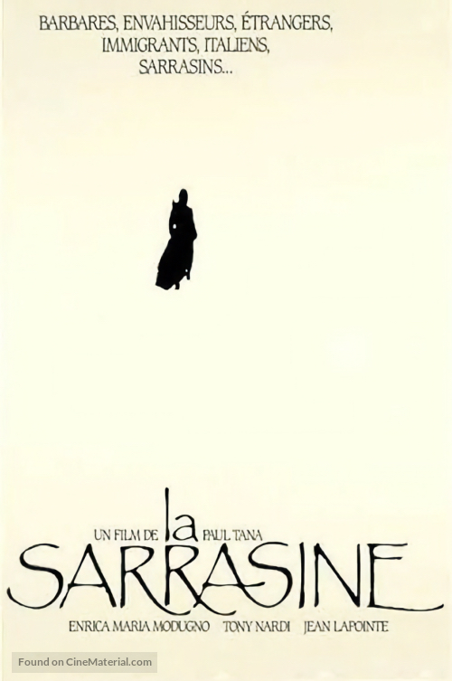 La sarrasine - Canadian Movie Poster