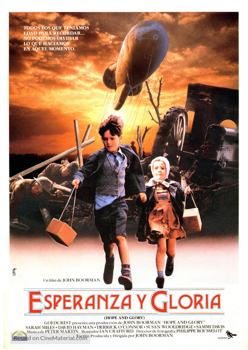 Hope and Glory - Spanish Movie Poster