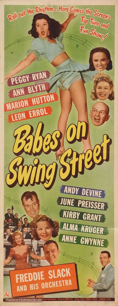 Babes on Swing Street - Movie Poster