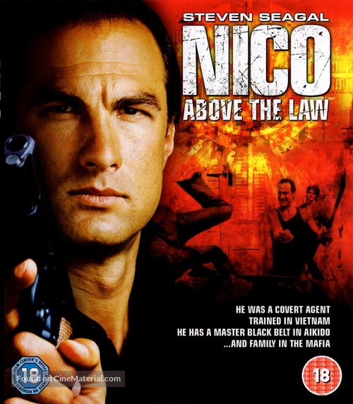 Above The Law - British DVD movie cover