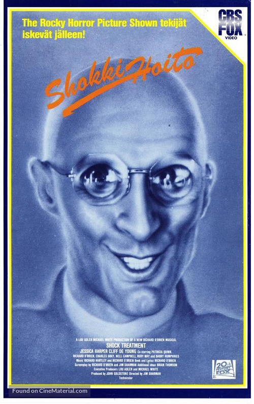 Shock Treatment - Finnish VHS movie cover