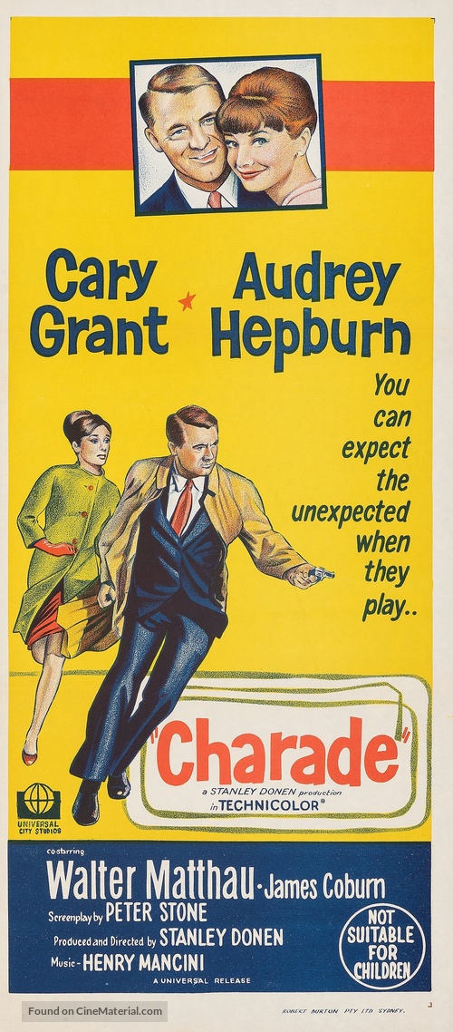 Charade - Australian Movie Poster