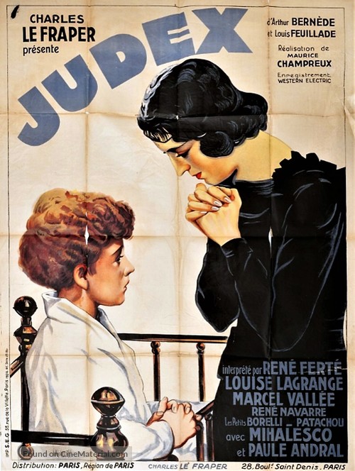 Judex 34 - French Movie Poster