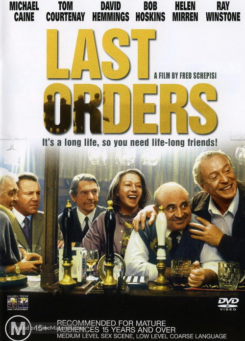Last Orders - Australian DVD movie cover