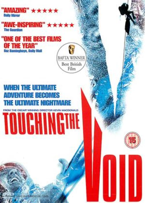 Touching the Void - British DVD movie cover