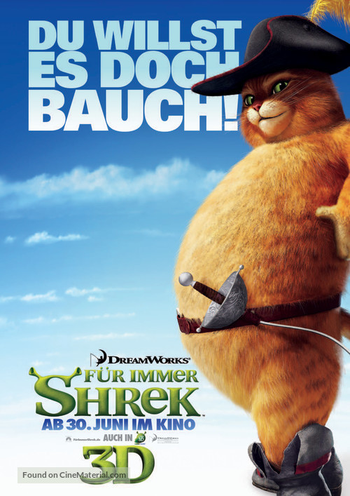 Shrek Forever After - German Movie Poster