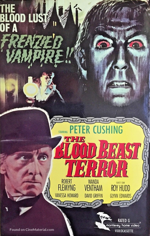 The Blood Beast Terror - VHS movie cover