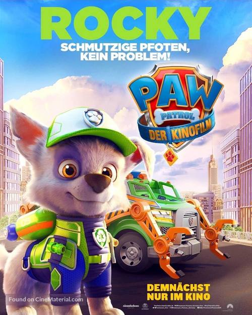 Paw Patrol: The Movie - German Movie Poster