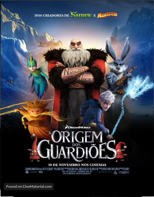Rise of the Guardians - Brazilian Movie Poster
