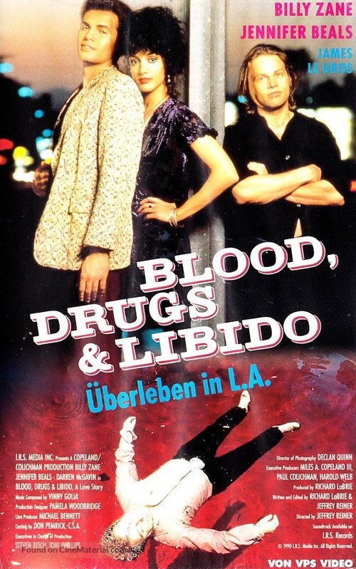 Blood and Concrete - German VHS movie cover