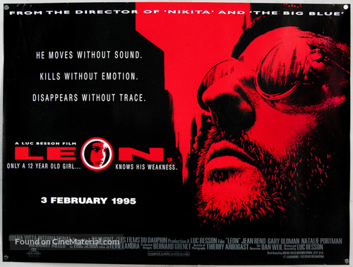 L&eacute;on: The Professional - British Movie Poster