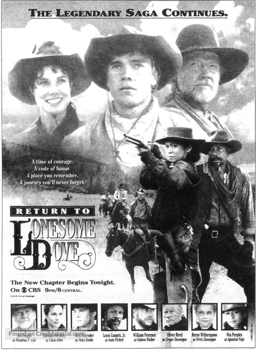 Return to Lonesome Dove - poster