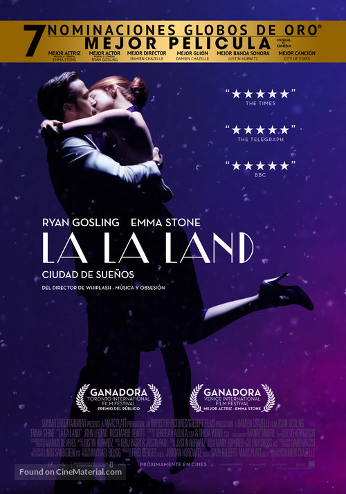 La La Land - Chilean Movie Poster