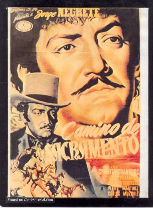 Camino de Sacramento - Mexican Movie Poster