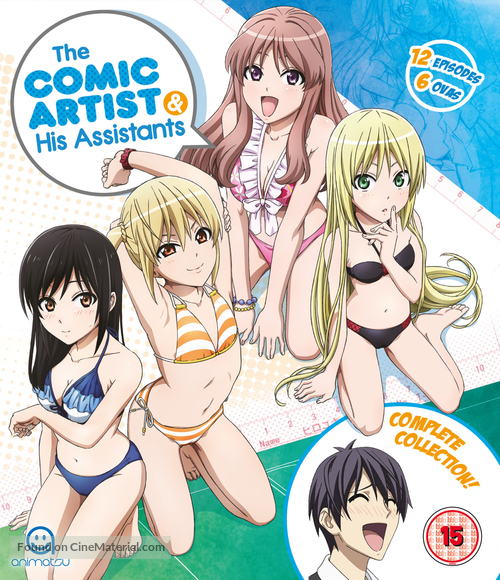 &quot;Mangaka-san to Assistant-san to&quot; - British Blu-Ray movie cover