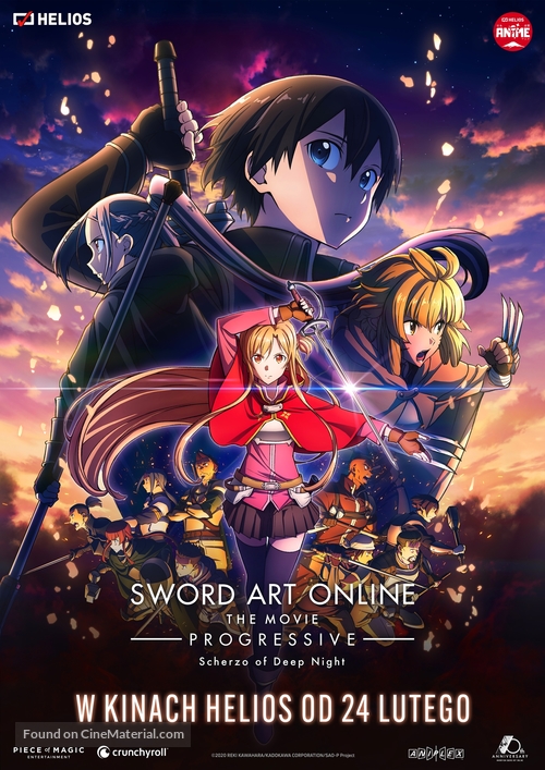 Gekijouban Sword Art Online the Movie: Progressive - Kuraki Yuuyami no Scherzo - Polish Movie Poster