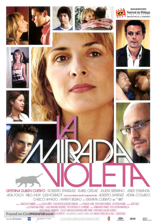 Mirada violeta, La - Spanish Movie Poster