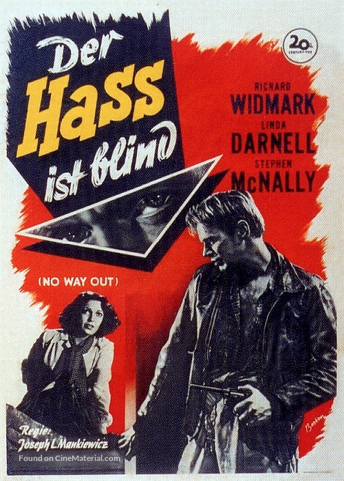 No Way Out - German Movie Poster
