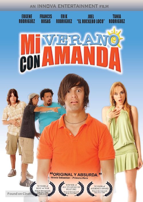 Mi verano con Amanda - Puerto Rican DVD movie cover