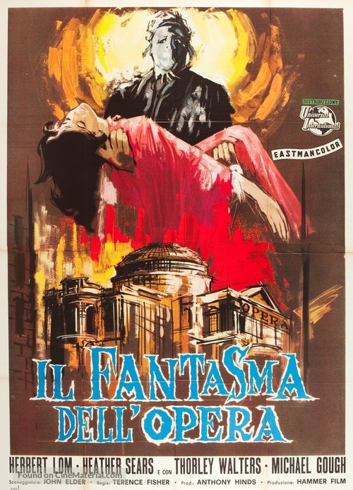 The Phantom of the Opera - Italian Movie Poster