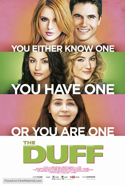 The DUFF - Danish Movie Poster