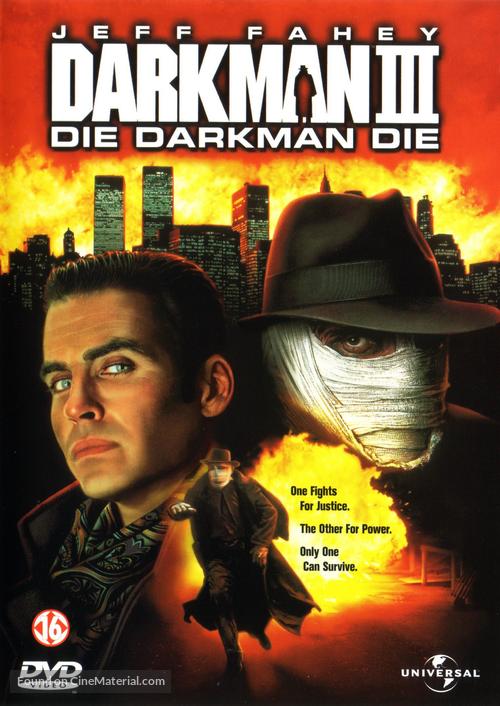 Darkman III: Die Darkman Die - Dutch DVD movie cover