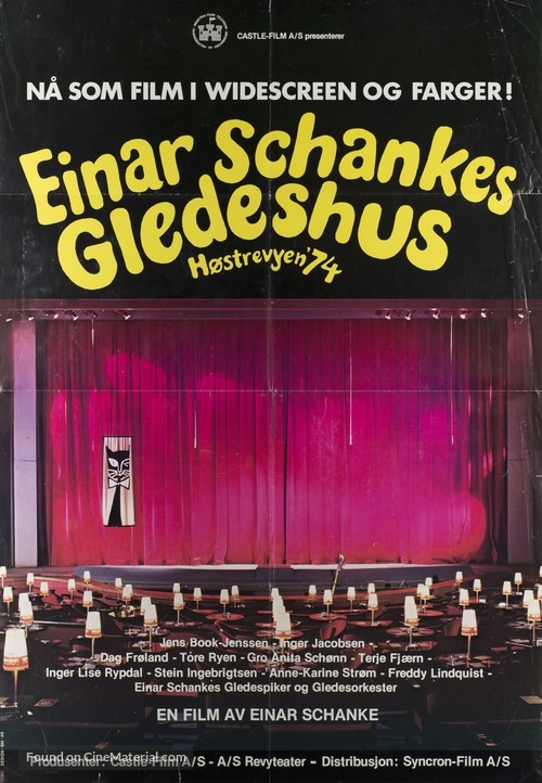 Einar Schankes gledeshus - Norwegian Movie Poster