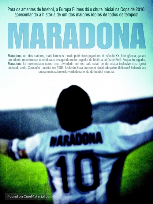 Maradona by Kusturica - Brazilian poster